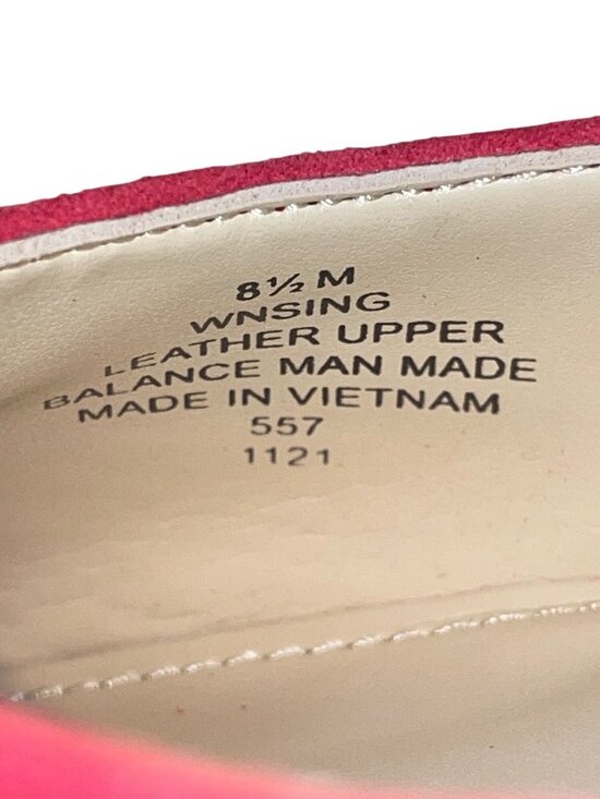 Nine West Women’s Medium Red Suede & Leather Sing Pointed Toe Heels Size 8.5M - Picture 5 of 10